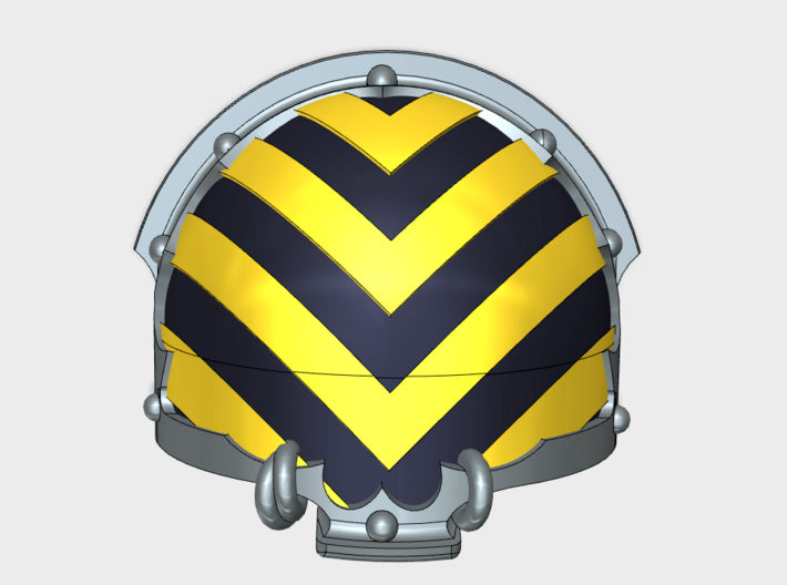 10x Chevron Lines - T:4a Chaos Terminator Shoulder 3d printed