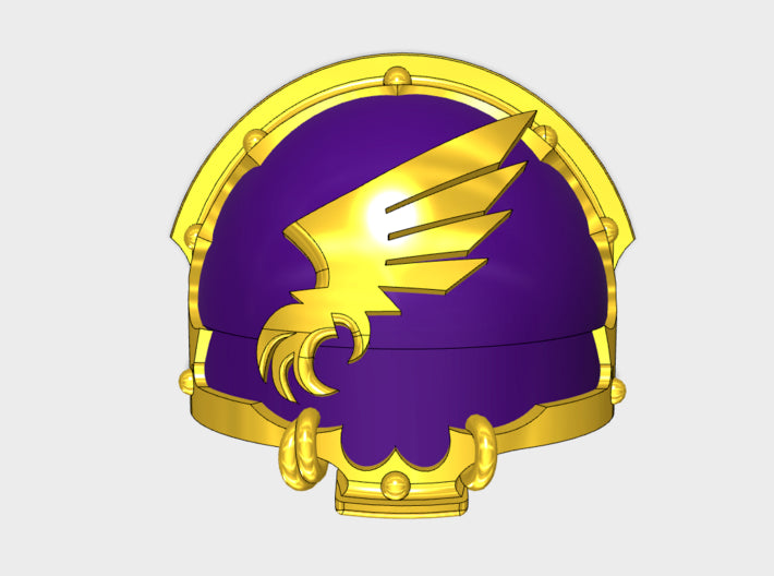 10x Winged Claw - T:4a Chaos Terminator Shoulders 3d printed