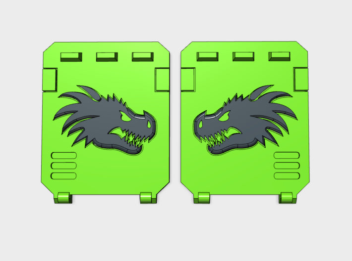 Dragon Head : Standard APC Side Doors 3d printed