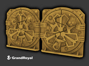 Corrupted Purge : Mark-2 APC Round Doors 3d printed