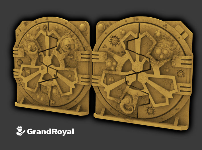 Corrupted Purge : Mark-2 APC Round Doors 3d printed