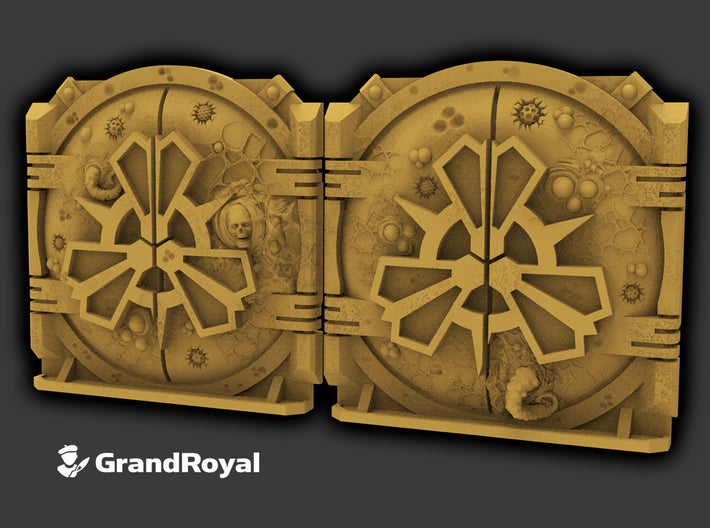 Corrupted Purge : Mark-1 APC Round Doors 3d printed