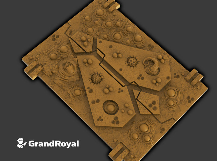 Corrupted Plague Fly : Top-Hatch Component 3d printed