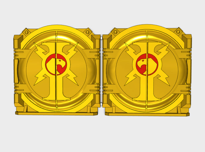 Royal Guard : Mark-1 APC Round Doors 3d printed