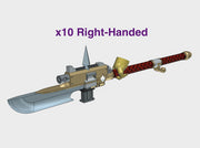 10x Right-handed BoltSpears : Guardian 3d printed