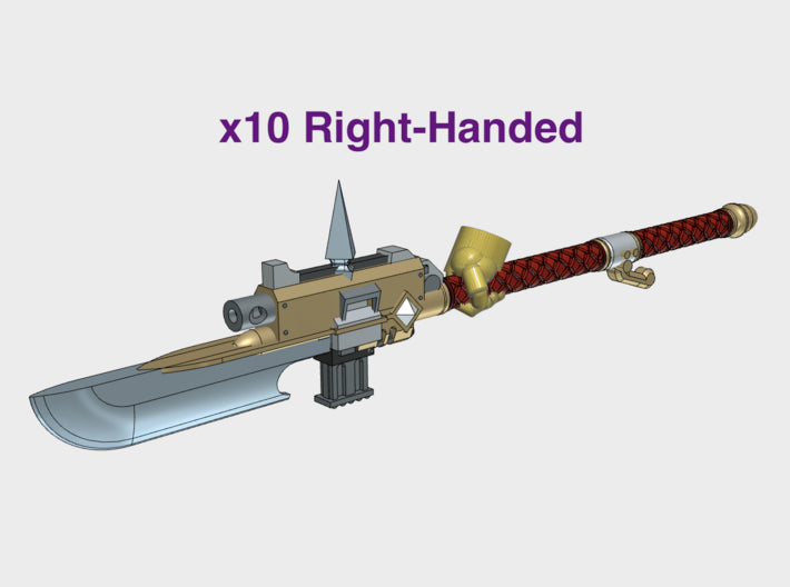 10x Right-handed BoltSpears : Guardian 3d printed