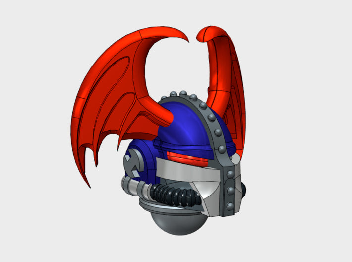 10x Nightmare - Teutonic Helmets 3d printed