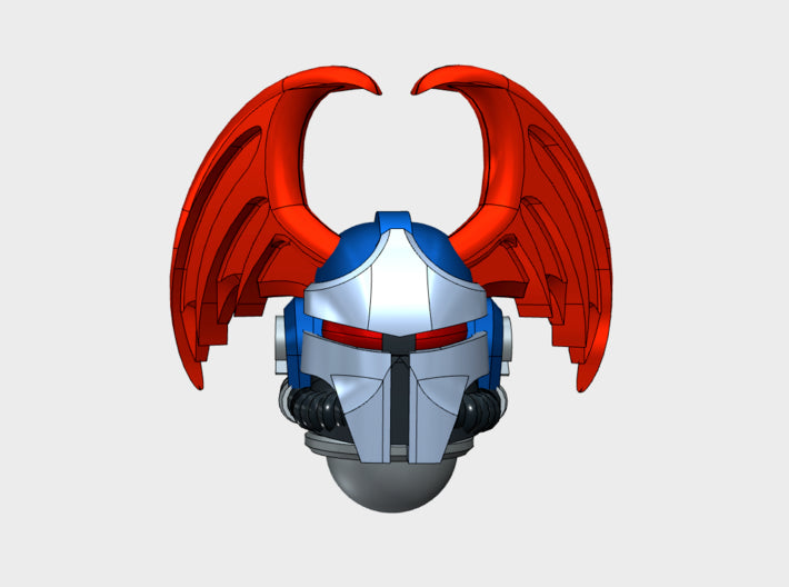 10x Nightmare - Nicopolis Helmets 3d printed