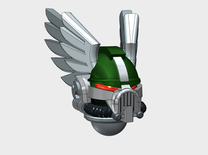 10x Angel Wing - G:8 Errant Helmets 3d printed