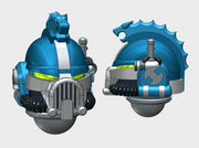 10x Serpent - G:8 Errant Coms Helm 3d printed