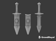 11x Combat Knife : Volk 3d printed