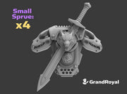Sword-mounted Wolf Skull GR:1a Volkpacks 3d printed