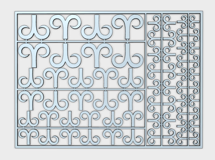 Sons of Aries - Flat Vehicle Insignia pack 1 3d printed