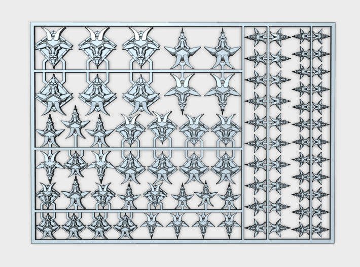 Angry Goats - Flat Vehicle Insignia pack 3d printed