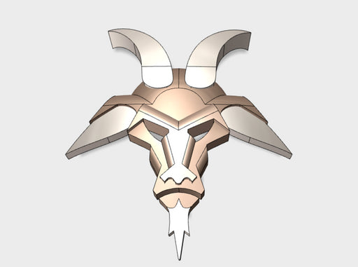 60x Angry Goats - Shoulder Insignia pack 3d printed