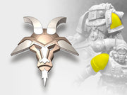 60x Angry Goats - Smaller Insignias (5mm) 3d printed