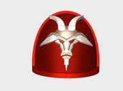 10x Angry Goats - G:4a Shoulder Pads 3d printed