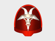 10x Angry Goats - G:11a Shoulder Pads 3d printed