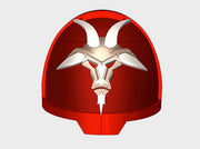 10x Angry Goats - G:13a Shoulder Pads 3d printed