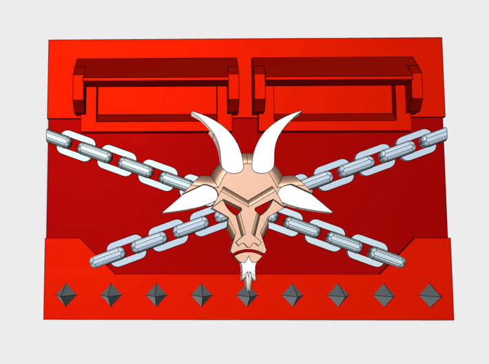 Angry Goats : Standard Spiked APC Frontplate 3d printed