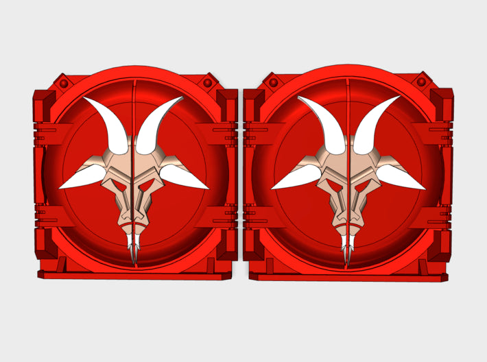 Angry Goats : Mark-1 APC Round Doors 3d printed