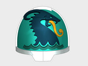 10x Sea Kings - G:13a Right Shoulders 3d printed