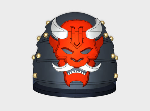 10x Oni Devils - G:1b Shoulder Pads 3d printed