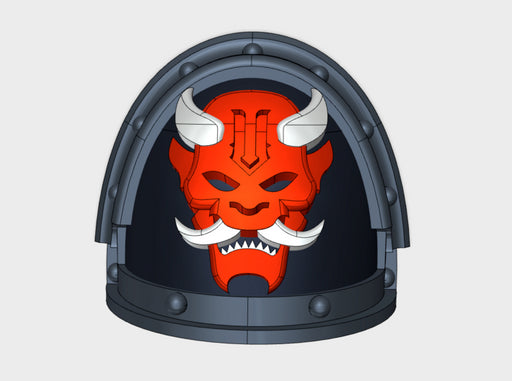 10x Oni Devils - G:3a Shoulder Pads 3d printed