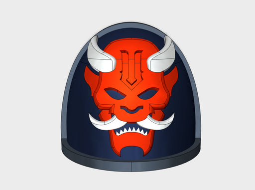 10x Oni Devils - G:4a Shoulder Pads 3d printed