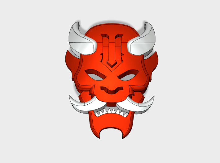 60x Oni Devils - Shoulder Insignia pack 3d printed
