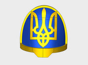 10x Defenders of the Tryzub - G:11a Shoulder Pads 3d printed