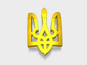 60x Defenders of the Tryzub - Shoulder Insignias 3d printed