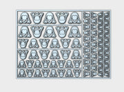 Death Wardens - Flat Vehicle Insignia pack 3d printed