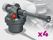 Heavy Slugger - R2 Hatch Turrets 3d printed