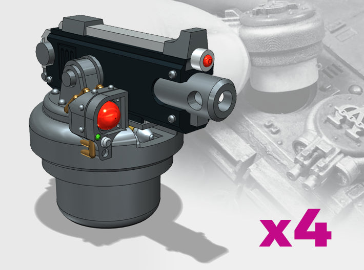 Bolt Cannon - R2 Hatch Turrets 3d printed