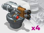 Heavy Scorcher - R2 Hatch Turrets 3d printed