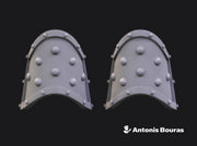 Studded : Eternus Shin Plates 3d printed