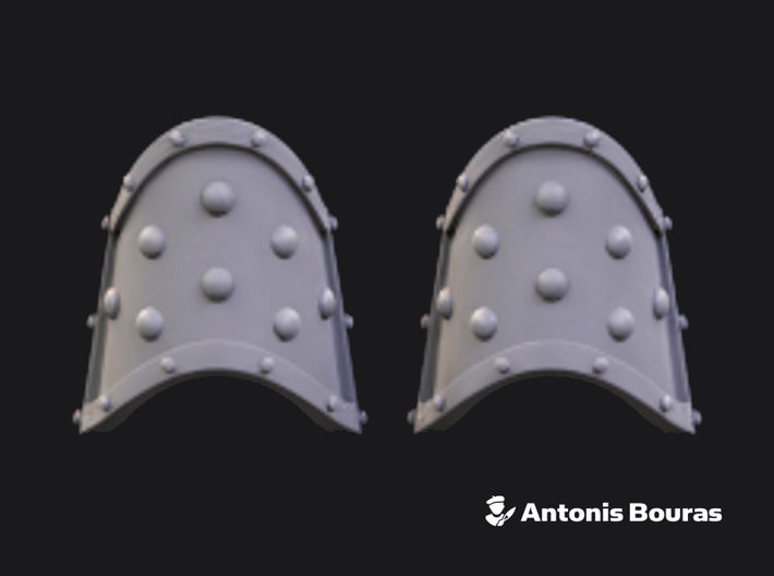 Studded : Eternus Shin Plates 3d printed