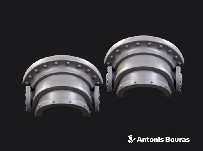 Layered : Eternus Pauldrons 3d printed