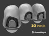 10x Base :C3 Hooded Females w/Respirators 3d printed
