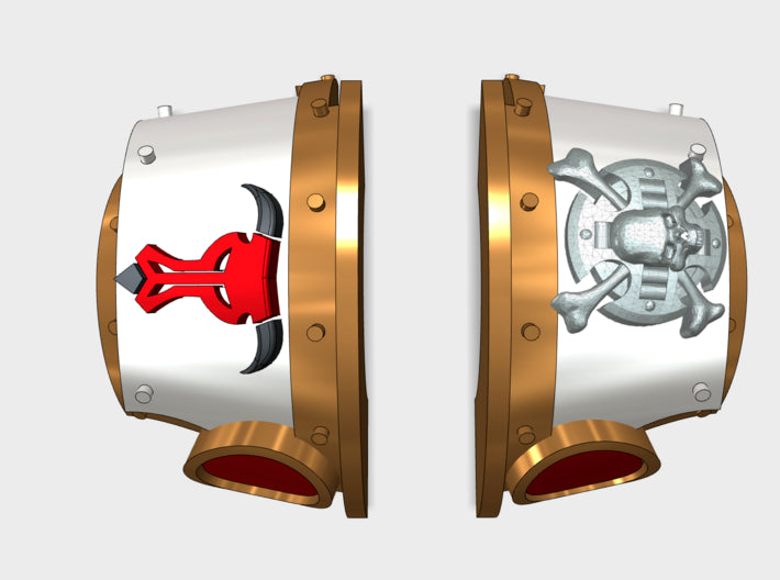 5x Greek Bull CT - T:2a Cataphractii Shoulder Sets 3d printed