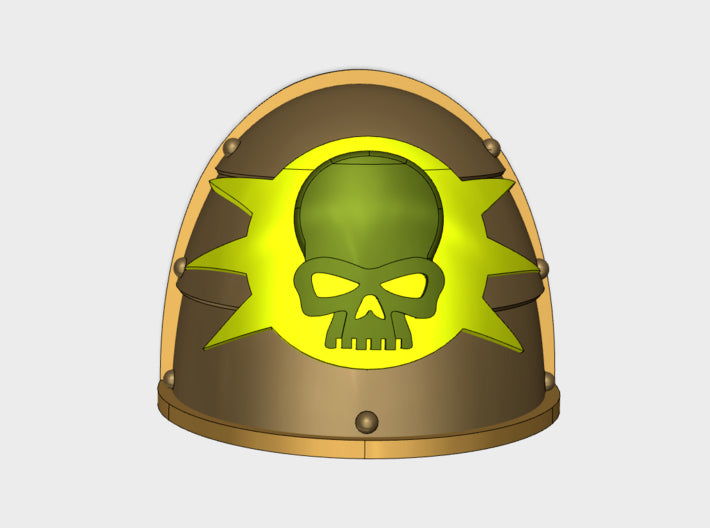 10x Plague Sun - G:1a Shoulder Pads 3d printed