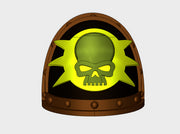 10x Plague Sun - G:2a Shoulder Pads 3d printed