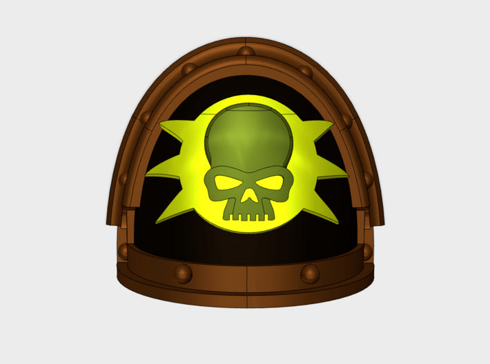 10x Plague Sun - G:3a Shoulder Pads 3d printed