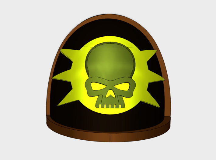 10x Plague Sun - G:4a Shoulder Pads 3d printed