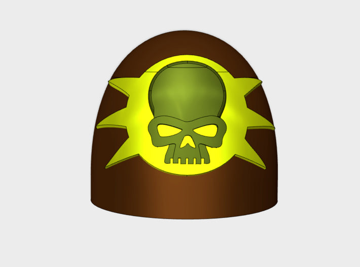 10x Plague Sun - G:5a Shoulder Pads 3d printed