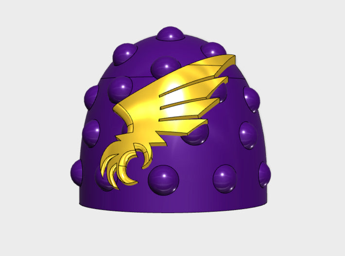 10x Winged Claw - G:6s Studded Shoulder Pads 3d printed