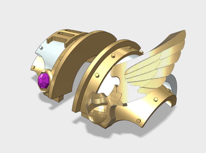 5x Talon WingT:2a Cataphractii Shoulder Sets 3d printed