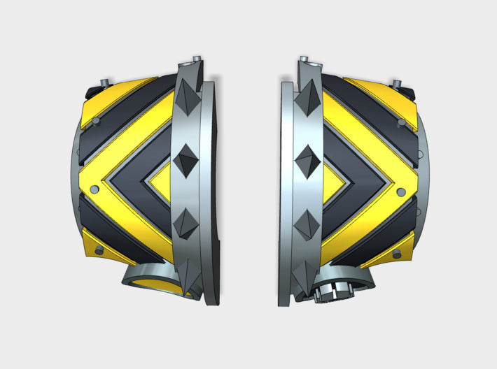 5x Iron V-Stripe - T:2a Cataphractii Shoulder Sets 3d printed