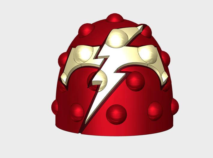 10x Storm Scars - G:6b Studded Shoulder Pads 3d printed